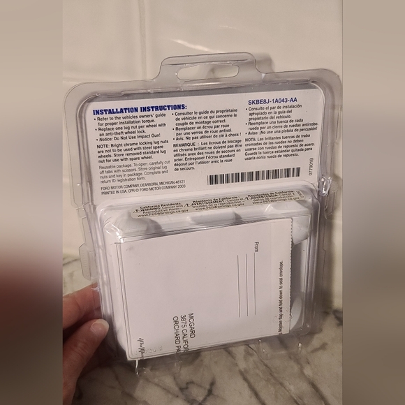 Ford Lincoln Anti  Theft Wheel Locks 🛞 - Picture 3 of 3